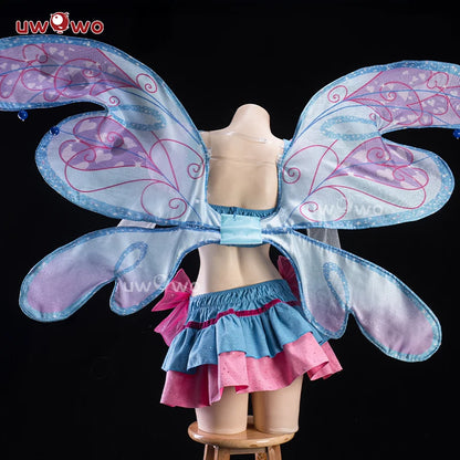 LAST BATCH UWOWO Bloomm S4 Anime Cosplay Costume Big Fairy Wings Cosplay Princes Costume Outfit Butterfly Halloween Costumes