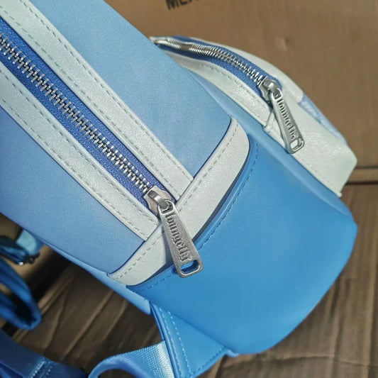 2025 Loungefly Disney Anime Cartoon Mini Backpack 3d Sequin Mickey Mouse Double Shoulder Bags Outdoor Leisure Bag Girl Gift