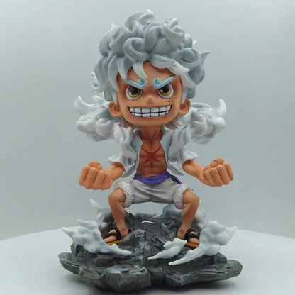 22cm One Piece Luffy Anime Figure Sun God Nika Gear 5 Luffy Figurine Pvc Action Model Statue Collectible Desk Decor Toy Gifts