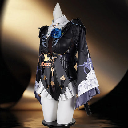 Zenless Zone Zero Yixuan Cosplay Costume Wig Trails of Ink Uniform New Skin Yunkui Summit Halloween Party for Women Girls iCoser