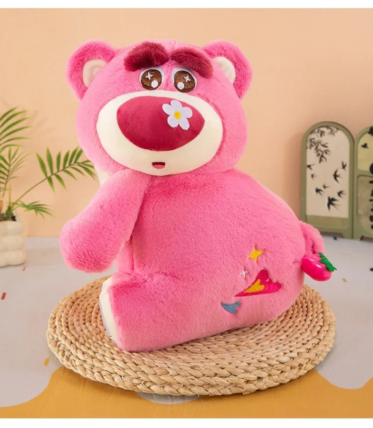 30/40/50cm Big Size Disney Lotso Kawaii Anime Plush Stuffed Doll Room Decor Cartoon Plushies Children's Pillow Holiday Gifts
