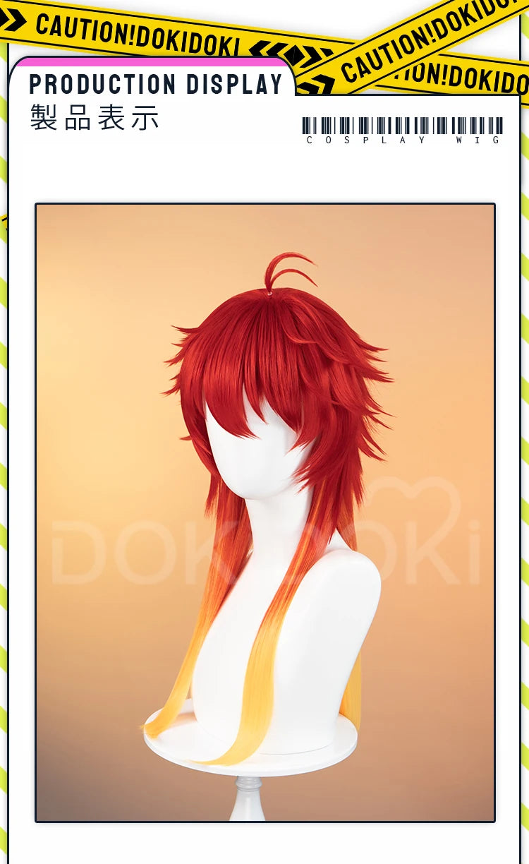 IN STOCK Haruka Sakura Chika Takiishi Wig Anime Wind Breaker Cosplay DokiDoki 32cm Short Hair Haruka Sakura Cosplay Free Cap