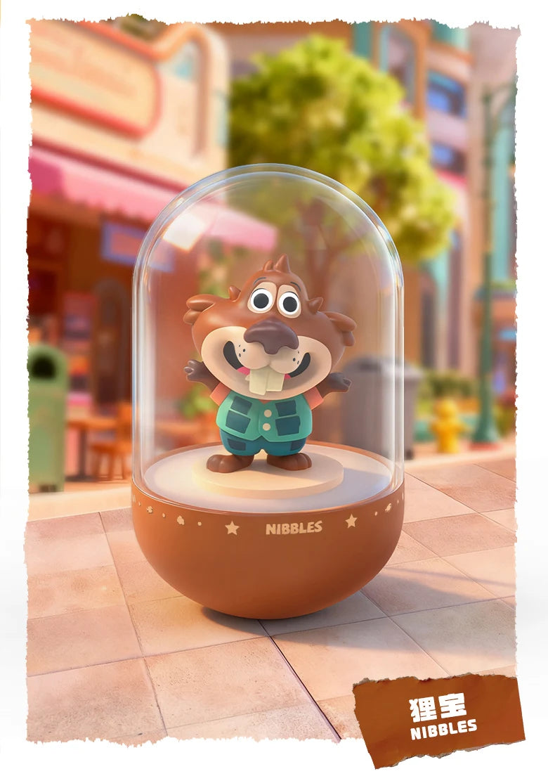 52TOYS Zootopia Nick Judy Night Light 9cm PVC Model