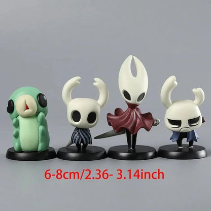 6Pcs/Set Game Hollow Knight: Silksong Figure Kawaii Q Version Little Knight Anime Figure Wasp Girl Figurine PVC Collection Toys