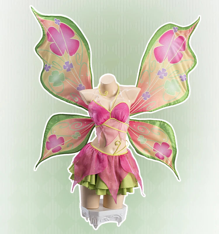 PRE SALE UWOWO Flora Cosplay Anime Flora S4 Fairy Club Transformation Cosplay Costume S-3XL Halloween Costume