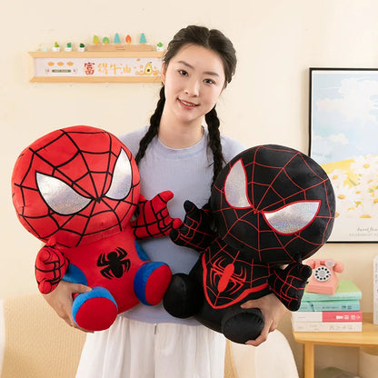 Spider Man Plush Dolls Toys 25/35/45CM Marvel Figure Model Plushies Stuffed Doll Home Room Decor Peluche Pillow Birthday Gifts