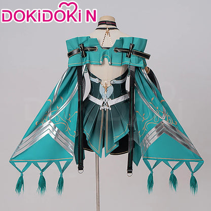 Ciaccona Cosplay Costume Game Wuthering Waves【XS-3XL】DokiDoki-N Women Green Dress Ciaccona Costume Plus Size