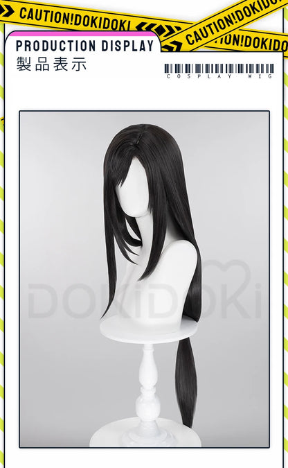 IN STOCK Tifa Lockhart Venat Wig Game FF Cosplay DokiDoki Long Black Hair Tifa Venat Cosplay Ear Clips ReMark