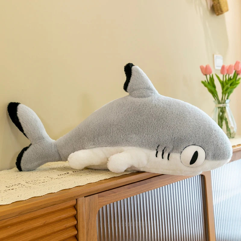 130cm Cute Soft Shark Cat Toys Doll Girl Kids Birthday Christmas Gift Stitch Kawaii Plushies Juguetes Stuffed Animal