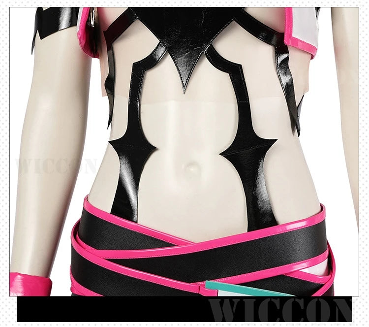 SF6 Juri Han Cosplay Costume Set Polyester Women