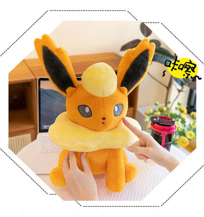 45/80cm Flareon Pokemon Plush Toys Large Anime Doll Cute Pillow Cartoon Giant Pokémon Plushie Stuffed Gift for Kids Christmas