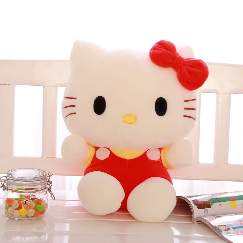 Big Size Sanrio Plush Hello Kitty Plush Hello Kitty Plushies Kawaii Hello Kitty Stuffed Dolls Animal Toy Ragdoll Home Xmas Gift