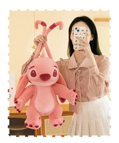 50/70/90cm Super Big Size Stitch Disney Anime Plush Stuffed Doll Angel Decoration Plushies Children Pillow Ornament Holiday Gift