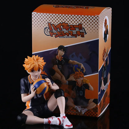 12CM Anime Haikyuu Figure Shoyo Hinata Model Toy Kozume Kenma Action Figure Noodle Stopper Tobio Kageyama Collection Toy Boxed