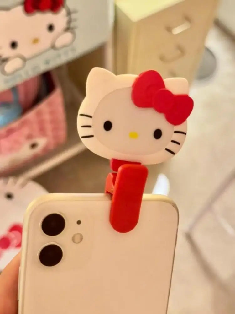 New Small And Exquisite Cartoon Cute Hello Kitty Luminous Toy Girls Mini Portable Selfie Supplement Light Atmosphere Lights