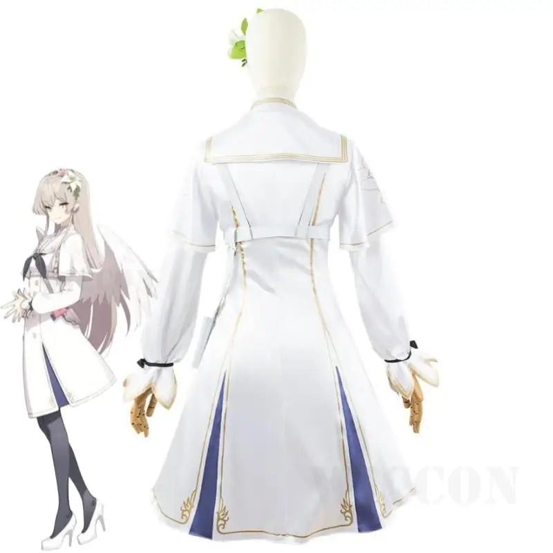 Blue Archive Kirihuji Nagisa Cosplay Costume Set Polyester Asian Size