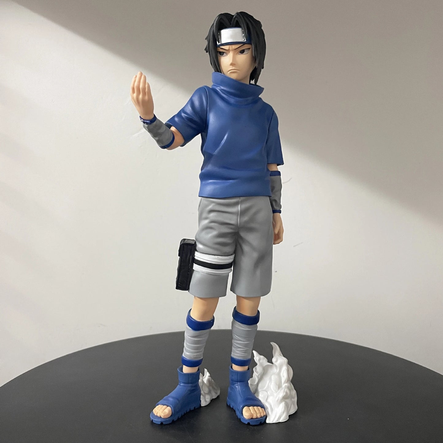 26cm Uzumaki Naruto Action Figure Gk Shippuden Uchiha Sasuke Figures Fire Country Model Standing PVC Toys Collection Gift