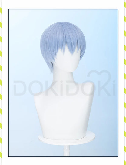 IN STOCK Himmel Stark Heiter Wig Anime Frieren: Beyond Journey's End Cosplay DokiDoki Men Wreath Blue Short Hair Heat Resistant