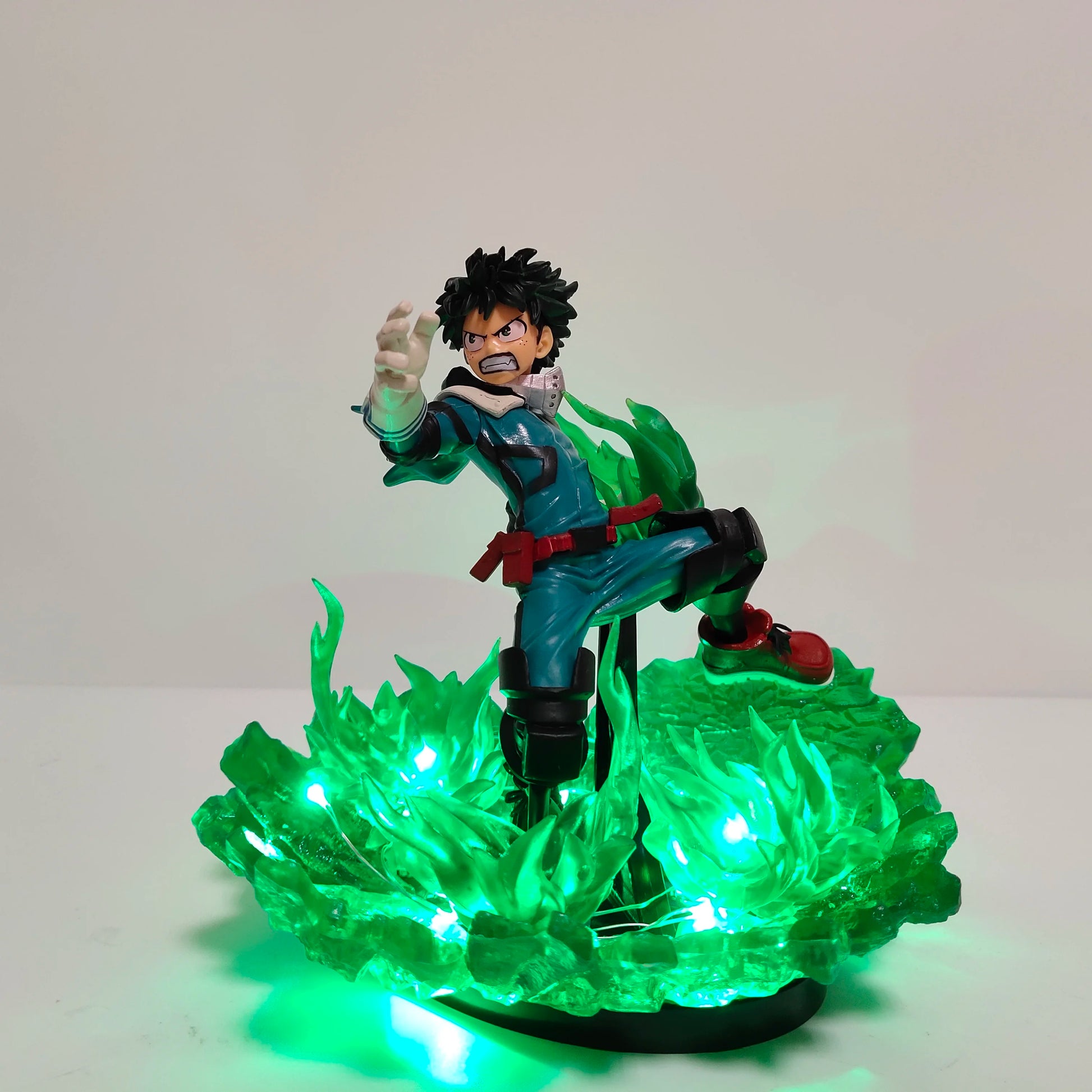My Hero Academia Midoriya Izuku & Bakugou Katsuki PVC LED Light Action Figure Model Collection Toy - Red
