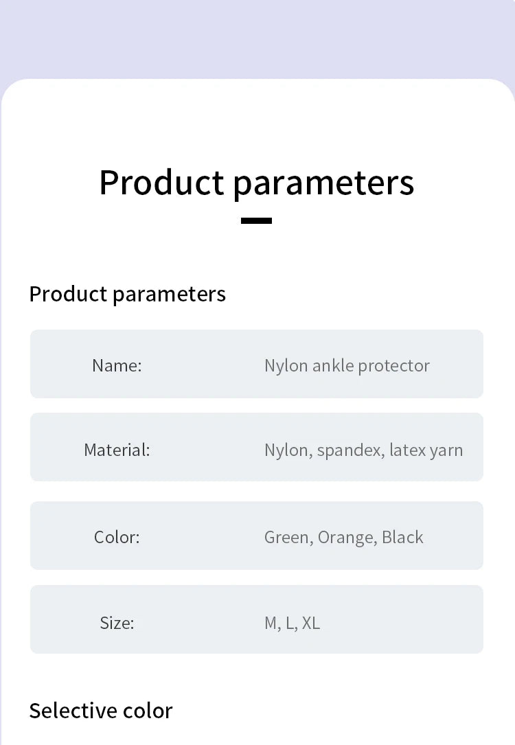 1pc Pressurized Bandage Ankle Support Ankle Brace Protector Foot Strap Elastic Belt Fitness Sports Gym Badminton Accessory