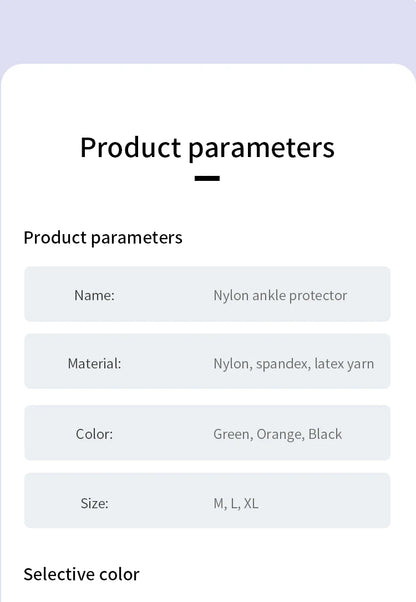 1pc Pressurized Bandage Ankle Support Ankle Brace Protector Foot Strap Elastic Belt Fitness Sports Gym Badminton Accessory