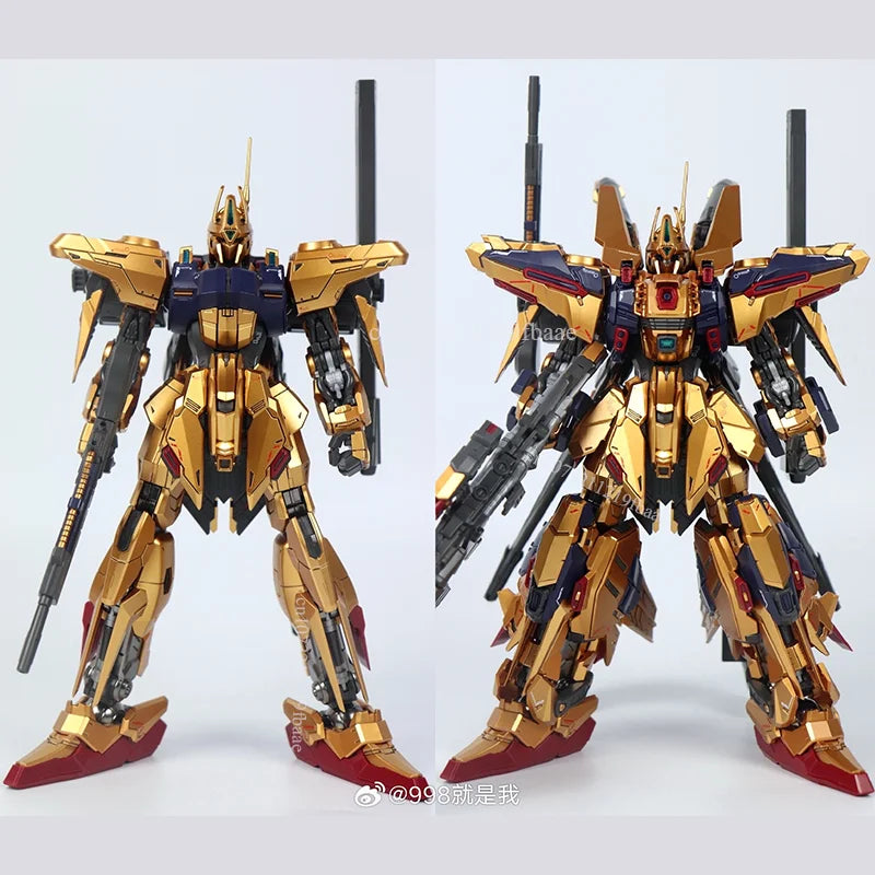 SHENMA Model Hyaku Shiki Kai MG 1/100 Golden Fighter Full Armor FA Assembly Model Kit Action Figures Plastic Model Kits Toy Gift