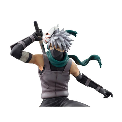 23CM Anime Naruto Hatake Kakashi Statue PVC Action Figure Naruto Shippuden Kakashi Figurine Collectible Model Toy