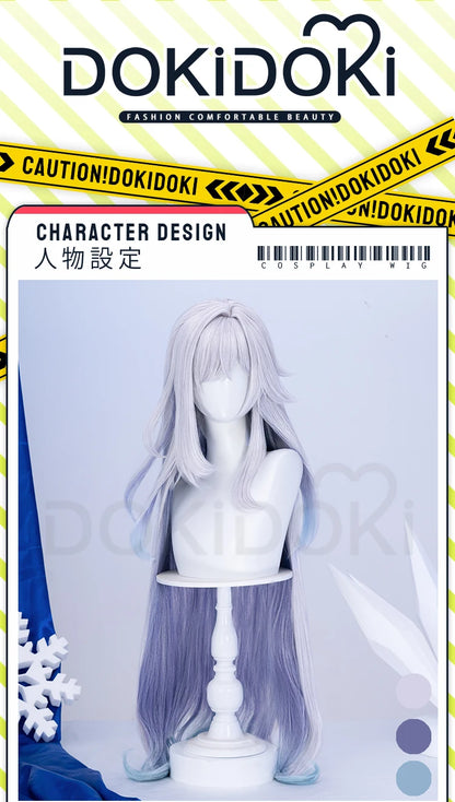 Skirk Cosplay Costume Game Genshin Impact【S-2XL】DokiDoki-SR Skirk Wig Women Halloween Costume Plus Size