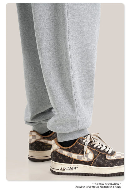 ZODF 2024 Autumn Winter Unisex Solid Sweatpants Heavyweight 440gsm Casual Loose Fit Sport Joggers HY0890
