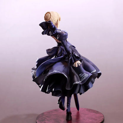 25cm Fate/Stay Night Saber Alter - Pvc Anime Figurine Formal Dress Version Swapable Stylish Room Decoration Desk Ornament Gift