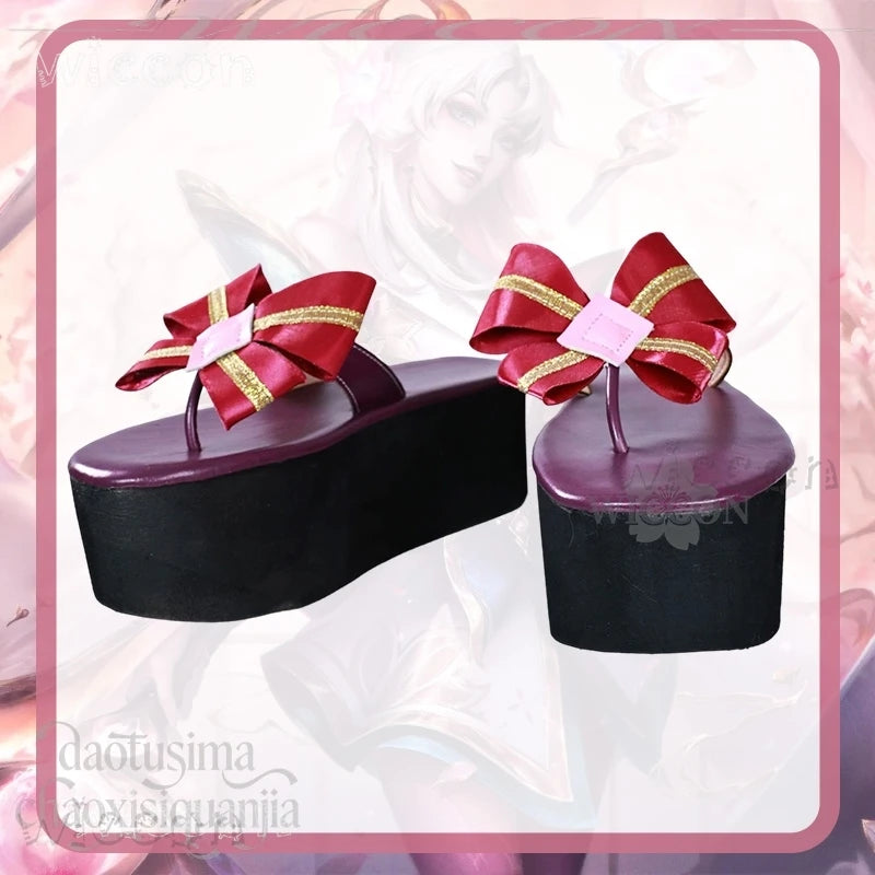 Leagguuee Anime Spirit Blossom Luuxx Costume Polyester Set - shoes / 41