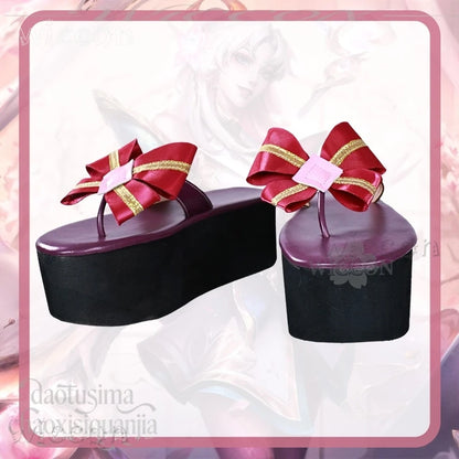 Leagguuee Anime Spirit Blossom Luuxx Costume Polyester Set - shoes / 41