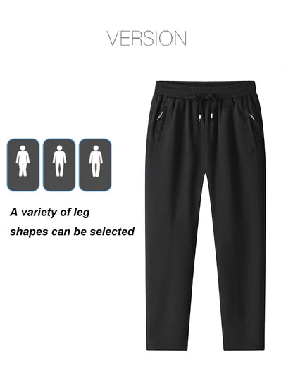 Chrlck Men’s Tight Sweatpants Straight Jogging Pants Casual Sport Running Trousers Spring Summer