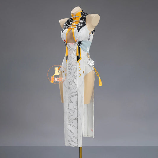 Zenless Zone Zero Ye Shunguang Cosplay Costume Wig Dress Headwear Carnival Game Outfit Halloween Party for Women Girls Role Play