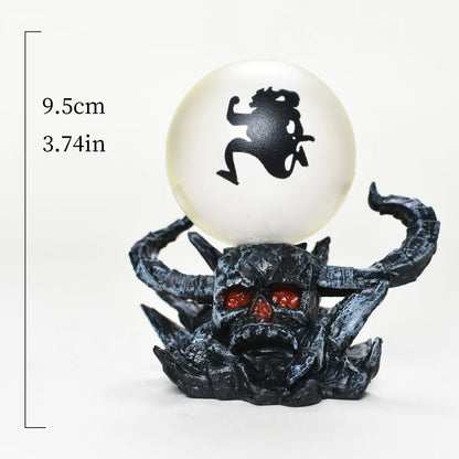 9.5cm/3.74in Anime One Piece Luffy Figure Gear 5 Luffy Light Collection Model Toy Gift