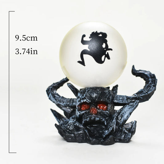 9.5cm/3.74in Anime One Piece Luffy Figure Gear 5 Luffy Light Collection Model Toy Gift