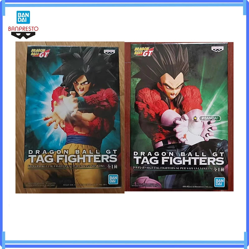 Bandai In Stock Banpresto Original Dragon Ball Gt Tag Fighters Son Goku Vegeta Iv Anime Figures Action Model Boxed Toys Gifts