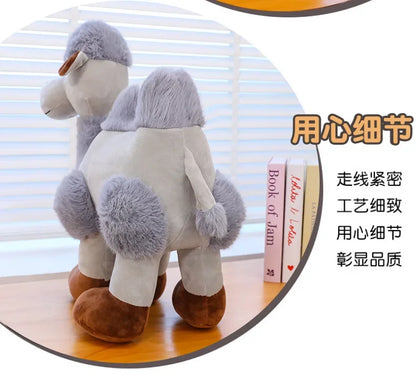 35/55cm Cute Cartoon Camel Plushies Doll Soft Stuffed Animals Plush Toys Home Decor Girls Sleeping Hug Pillow for Kids Xmas Gift