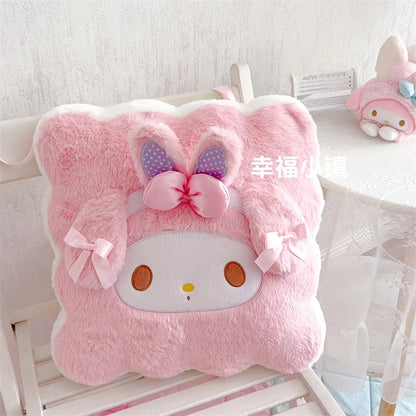 Sanrio My Melody My Sweet Piano Hello Kitty Round Square Plush Pillow Cute Cartoon Anime Home Decor Sofa Cushion Gifts For Girl