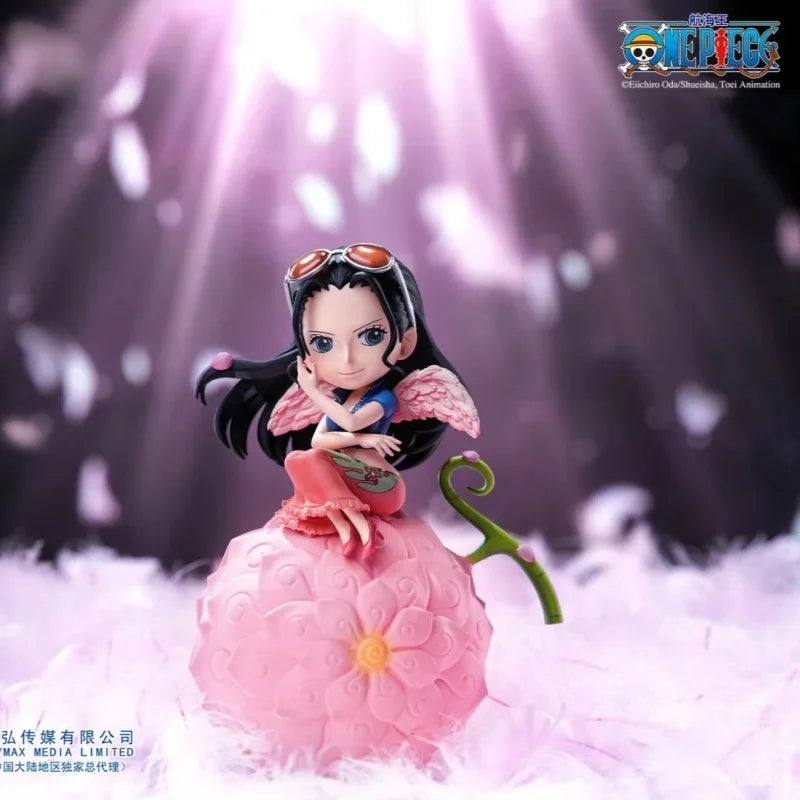 One Piece jimei Devil Fruit Serie Voice-Controlled Night Light Luffy Nico Robin Chopper Portga·D· Ace Anime Figure Desktop Model