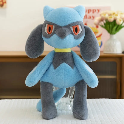 40/60/80CM Big Size Pokemon Plushies Morpeko Lucario Peluche Cartoon Anime Kawaii Stuffed Comfortable Soft Doll Children Gift