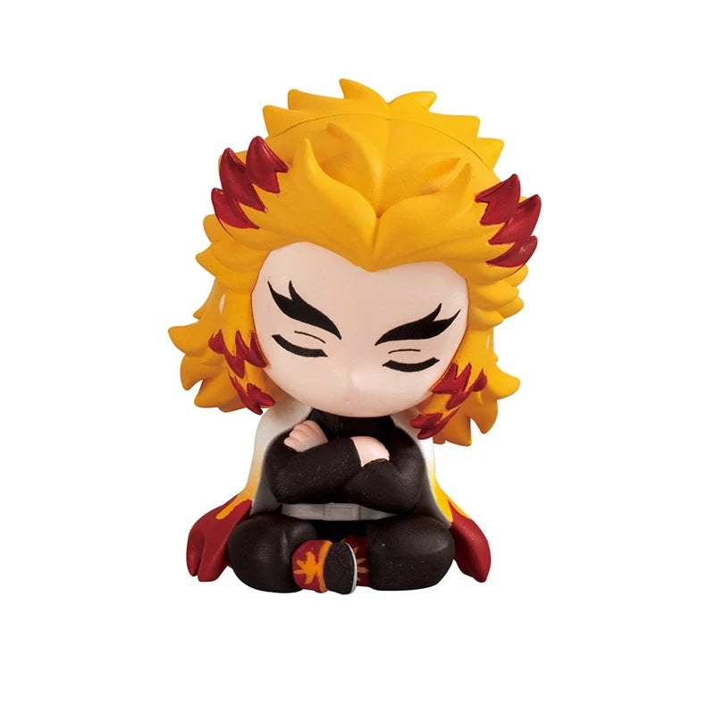Genuine Bandai Demon Slayer Gashapon Toys Sleep Styling Series 2 Anime Figures Kochou Shinobu Tokitou Muichirou Model Decoration