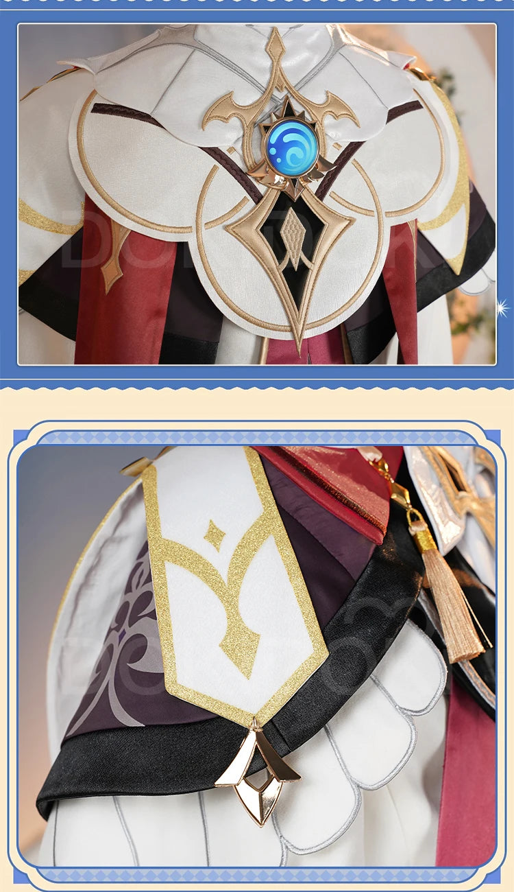 Dahlia Cosplay Costume Game Genshin Impact【S-2XL】DokiDoki-R Mondstadt Dahlia Cosplay Men Costume Halloween Plus Size