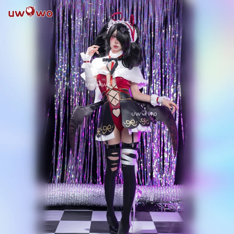 IN STOCK UWOWO Ame Cosplay Game Needyy Streamerr Overloadd Ame-Chan Magical Girl Fanart Cosplay Costume Halloween Costume