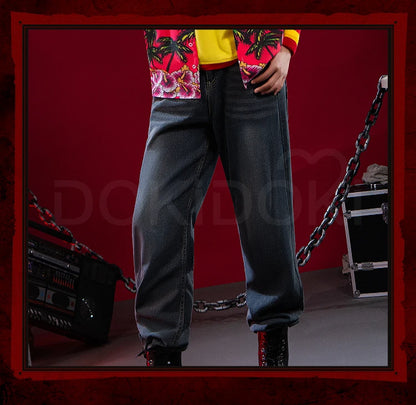 IN STOCK Anya Curly Daisuke Cosplay Costume Game Mouthwashing【XS-3XL】DokiDoki-R Uniform Halloween Anya Cosplay Wig Plus Size