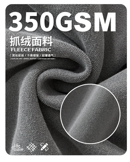 ZODF Vintage 350gsm Man Washed Boxy Fleece Hoodie Unisex Loose Ripped Warm Button Winter Hooded Pullovers Brand Clothing HY0053