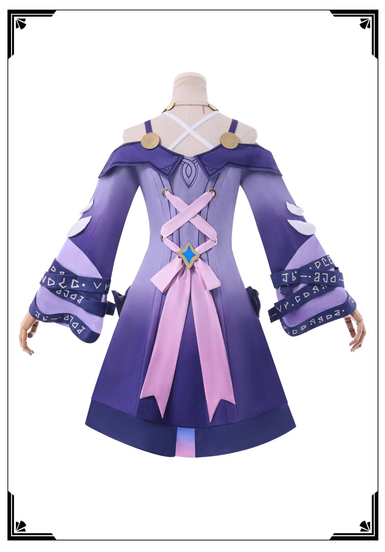 Cyrene Cosplay Costume Wig Dress Honkai Star Rail Uniform Headwear Amphoreus Carnival Halloween Party for Women Girls Role Play