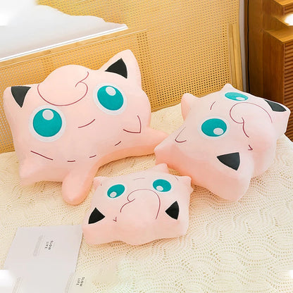 40/75cm Jigglypuff Pillow Pokemon Plush Toys Anime Doll Cartoon Cushion Large Pokémon Plushie Kawaii Stuffed Gift for Kids Xmas