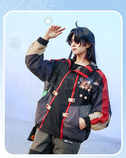 Aventurine Blade Robin Firefly Sparkle Feixiao Doujin Cosplay Costume Game Honkai: Star Rail DokiDoki-SR HSR Sunscreen Jacket