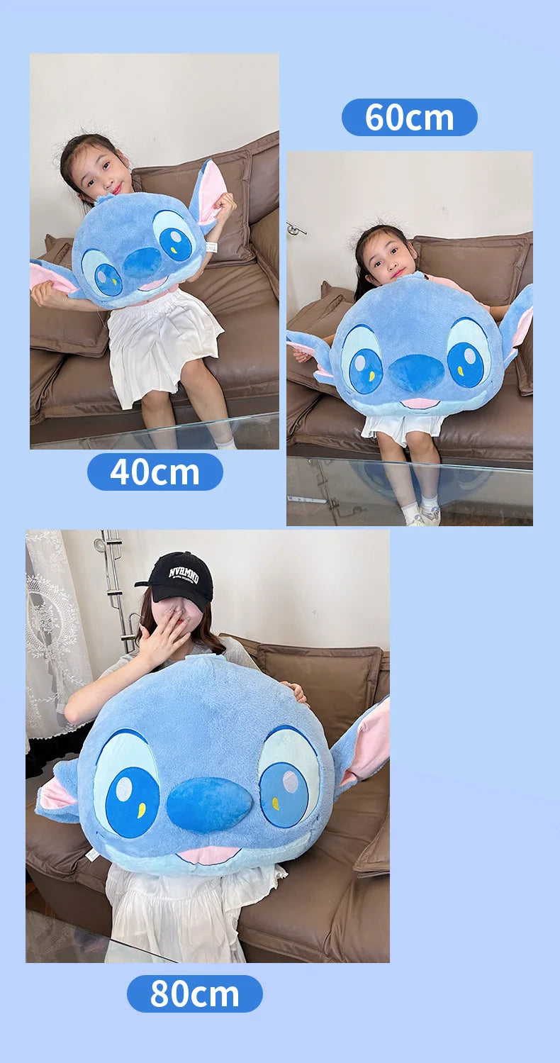 70x110cm Super Big Size Stitch Disney Anime Plush Stuffed Doll Kawaii Lotso Pillow Room Decoration Plushies Holiday Gift